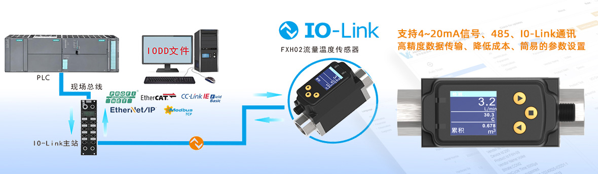 渦街式流量溫度傳感器